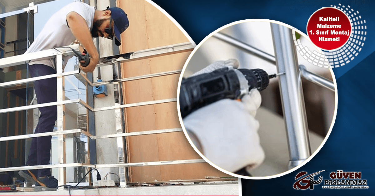 Lamalı Korkuluk Kaliteli Montaj