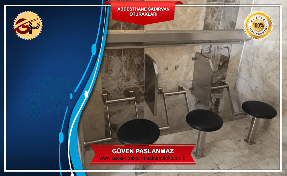 Kayseri Krom Paslanmaz Abdesthane Oturakları